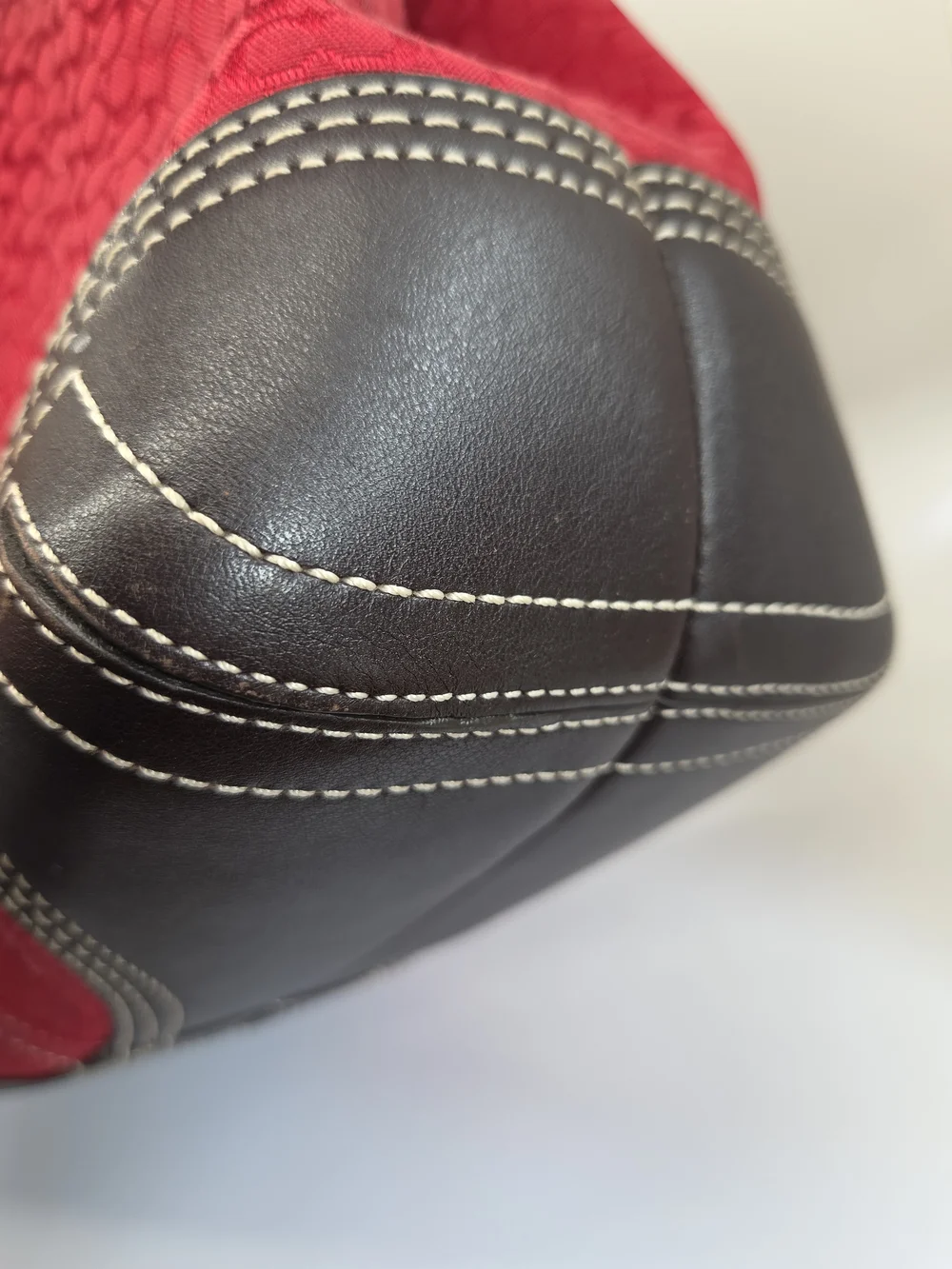 Coach Red Signature Canvas Pocket Tote, With Dust Bag, Perfect Condition, Y2K
